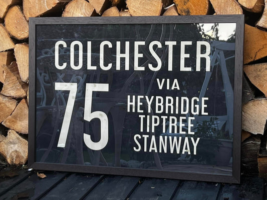Colchester 75 Bus Blind