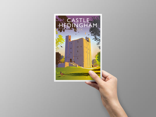 Hedingham Castle Greeting Card