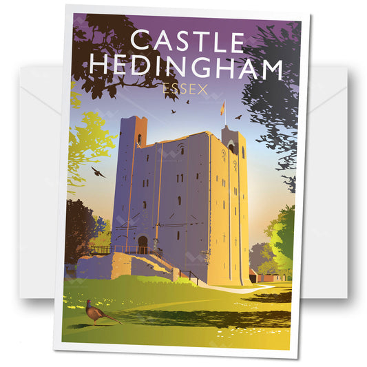 Castle Hedingham, Essex Greeting Card
