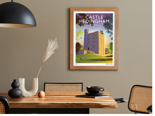 Hedingham Castle Giclée Art Print