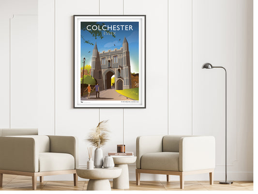 St John's Abbey Gate, Colchester, Essex Giclée Print