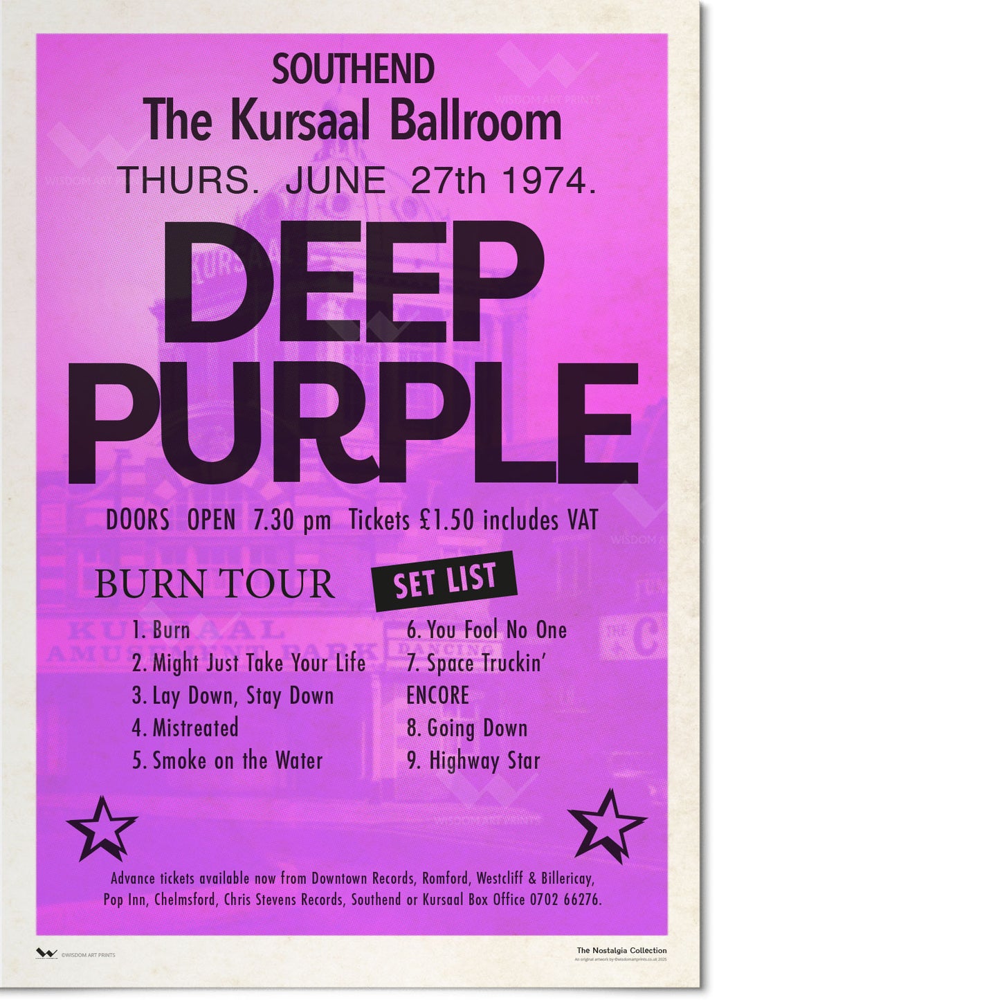 Kursaal Ballroom Poster: Deep Purple