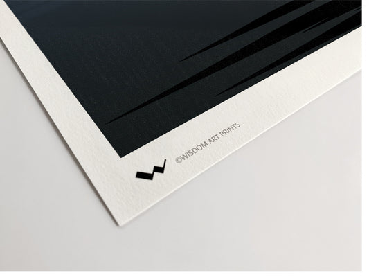 High quality art print of museum-quality photo rag art paper. Eleven-colour Giclée print delivers vibrant colours.