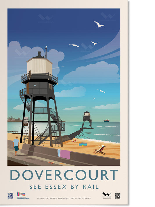 Double royal platform poster of Dovercourt, near Harwich, Essex.