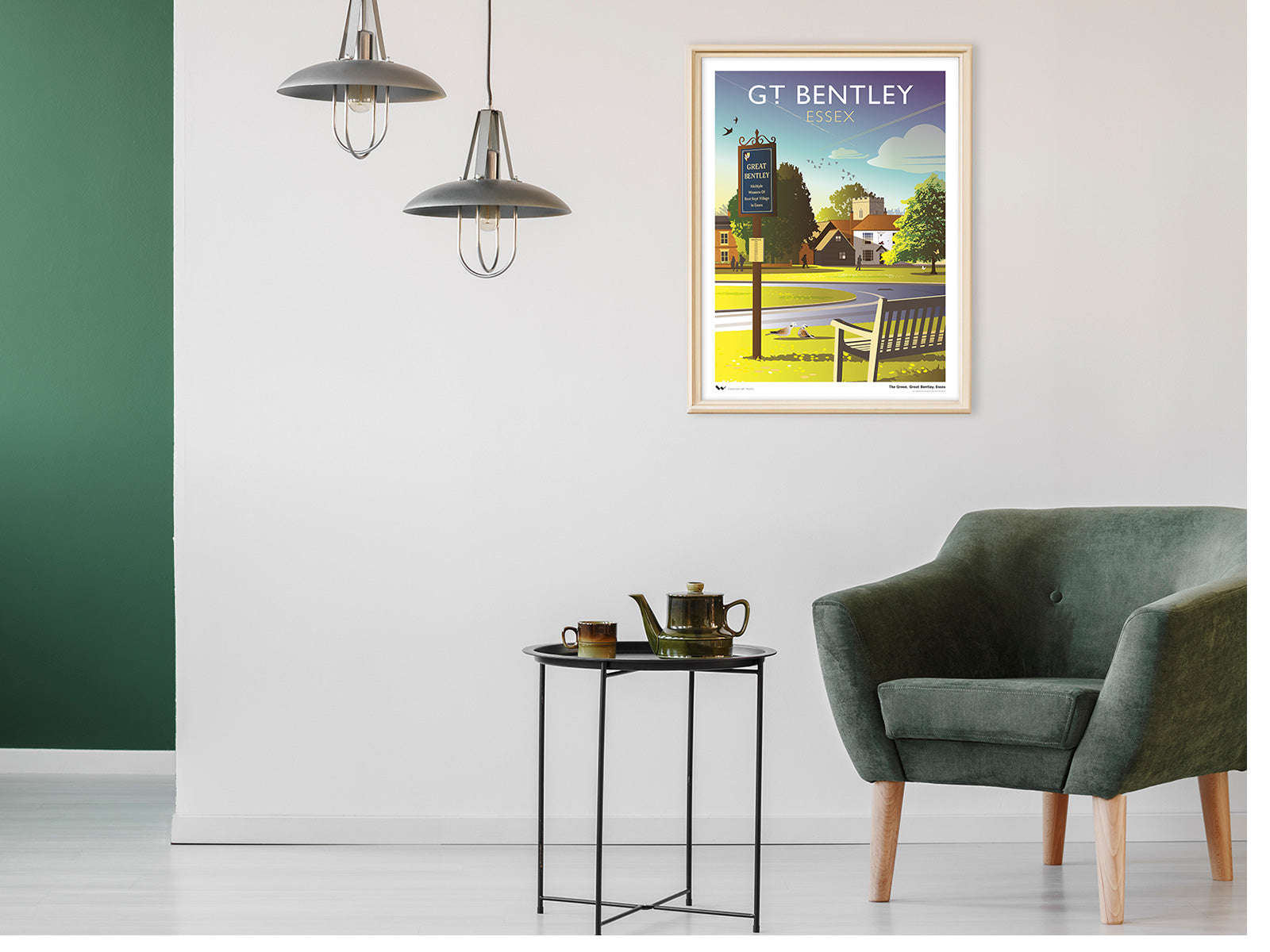 Gt Bentley, Tendring Essex Art Poster