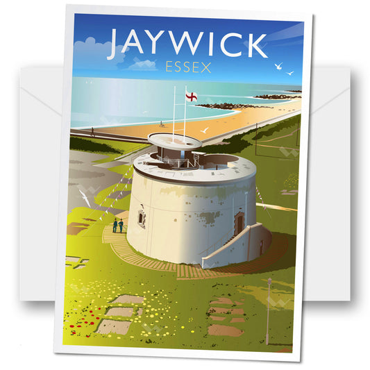 Jaywick Martello Tower Greeting Card