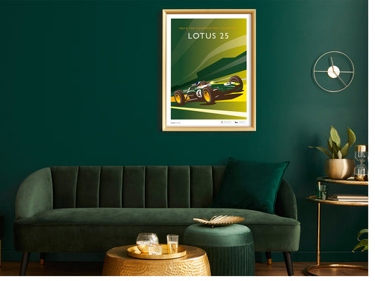 Lotus 25 Formula One Art Print