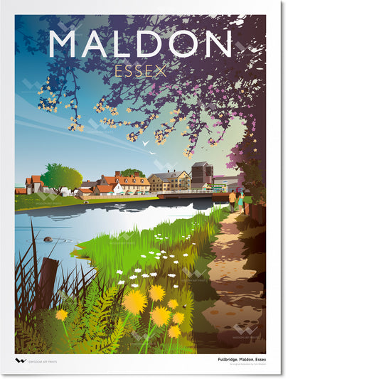 Fullbridge, Maldon, Essex Art Print