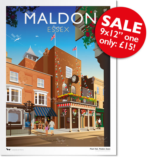 Moot Hall, Maldon, Essex (9" x 12" Sale)