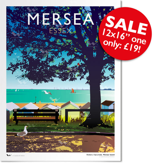 Victoria Esplanade, Mersea, Essex (12" x 16" Sale)