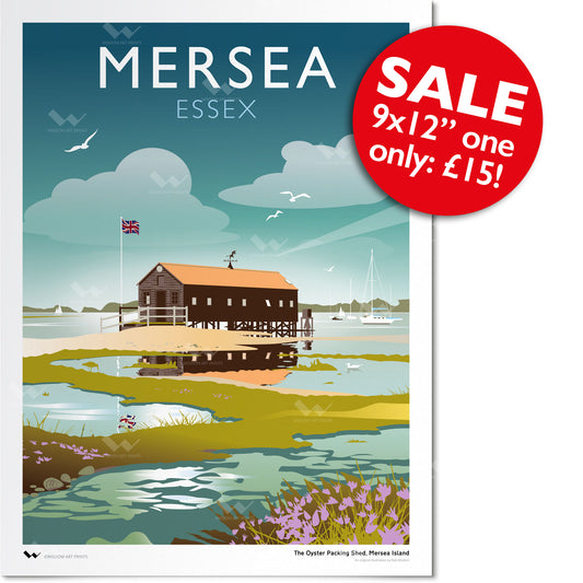 The Packing Shed, Mersea, Essex (9" x 12" Sale)