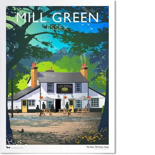 The Viper, Mill Green, Essex Art Print