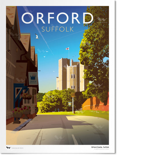 Orford Castle Illustration