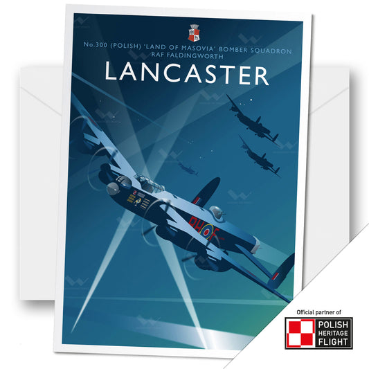 Lancaster (No. 300 Squadron) Greeting Card