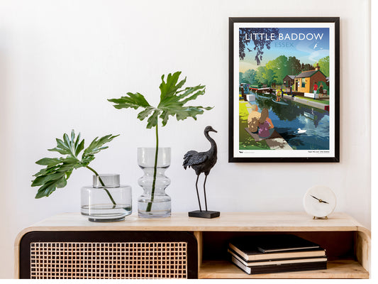 Paper Mill Lock Art Print