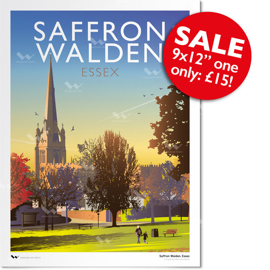 Saffron Walden, Essex (9" x 12" Sale)