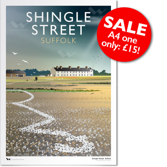 Shingle Street, Suffolk (A4 Sale)