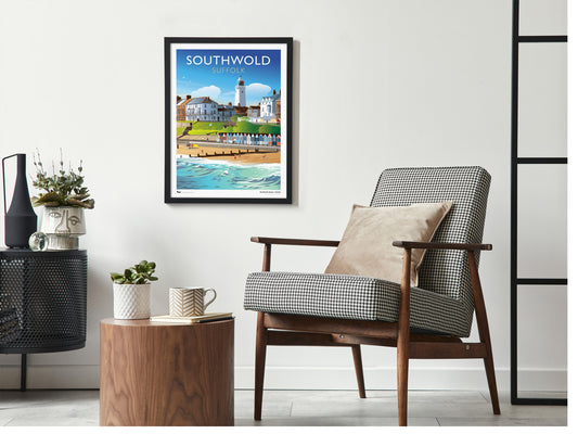 Southwold Seafront, Suffolk Art Print