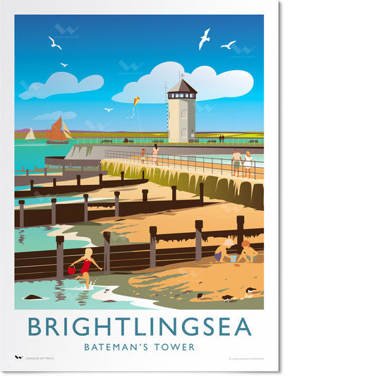 Brightlingsea Travel Poster