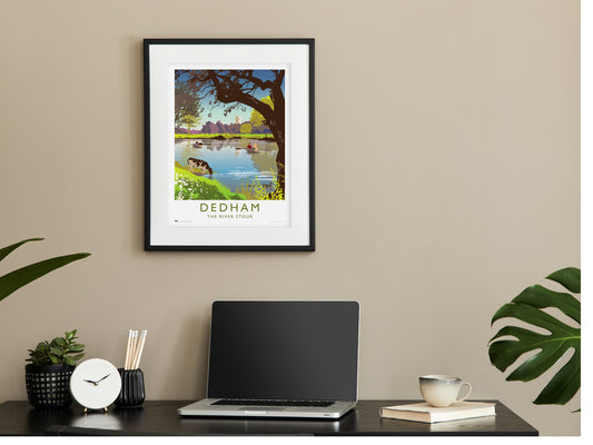 Dedham Vale, Essex Travel Poster