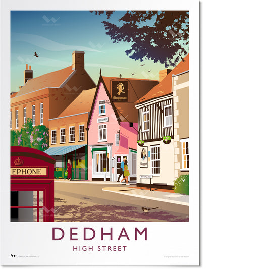 Dedham Travel Poster