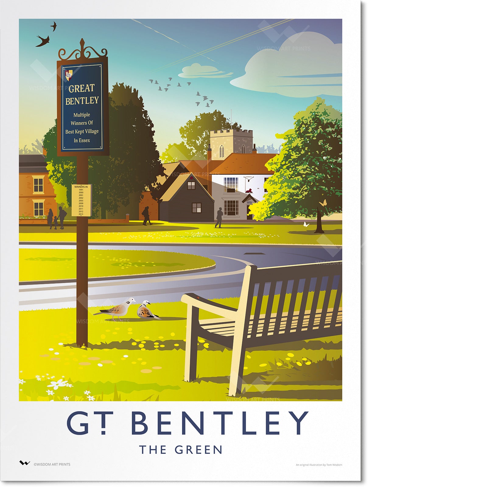 Gt Bentley Essex Travel Poster