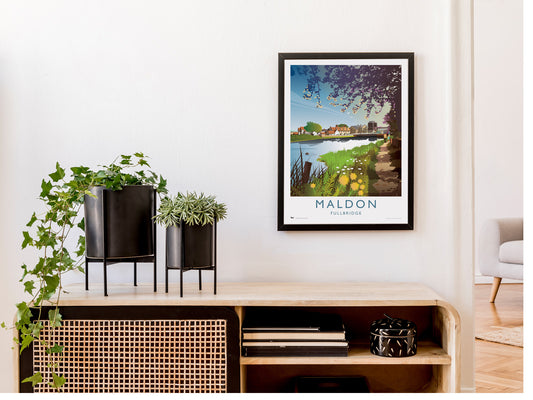 Maldon, Essex Travel Poster