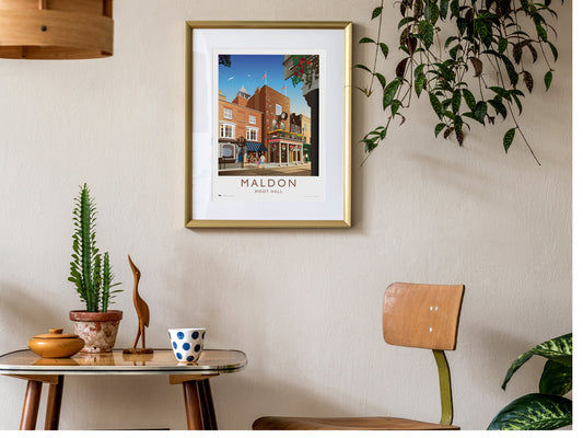 Maldon Moot Hall Travel Poster