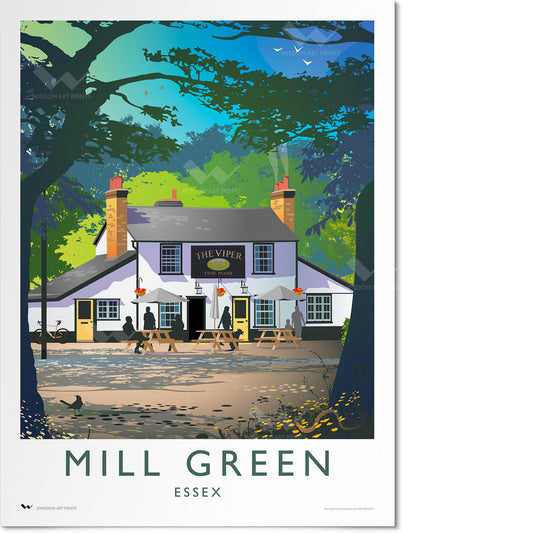 The Viper, Mill Green, Essex Travel Poster