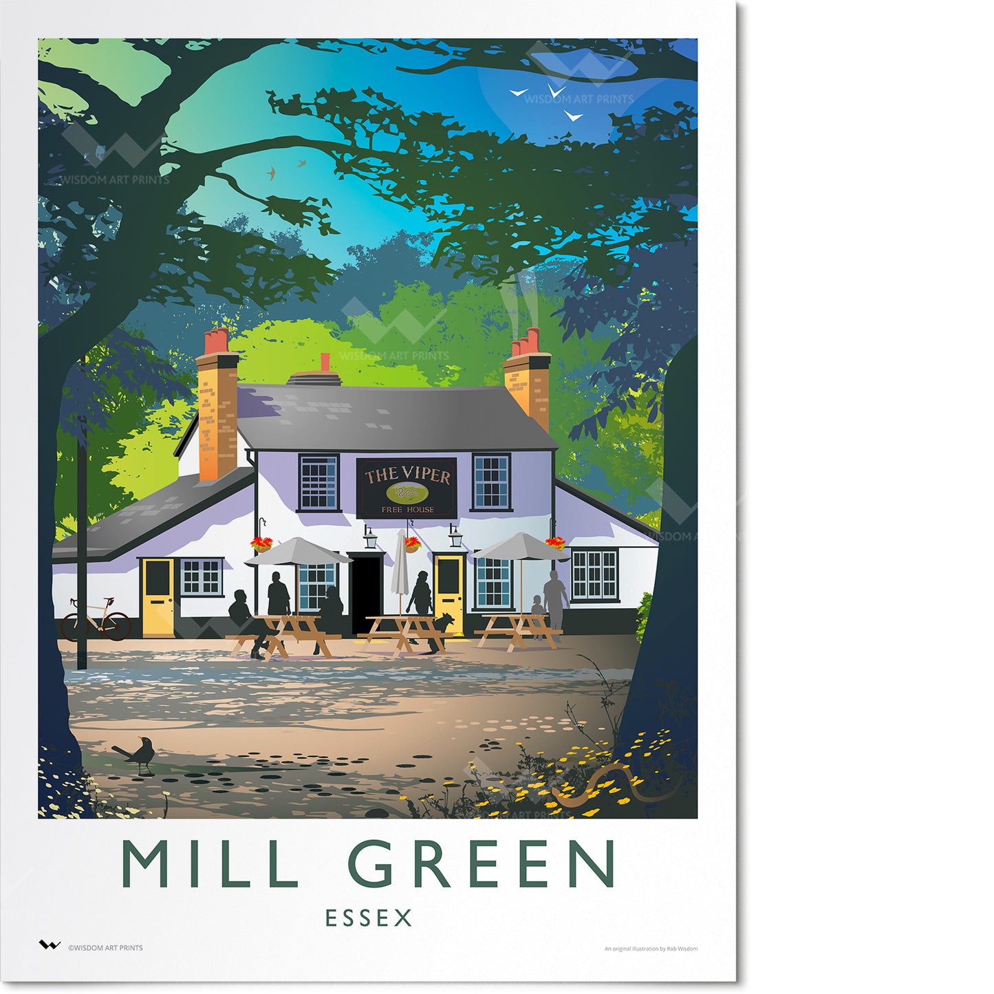 The Viper, Mill Green, Essex Travel Poster