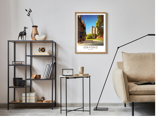 Orford, Suffolk Travel Poster