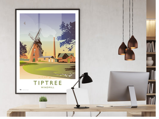 Messing Maypole Mill, Tiptree Travel Poster