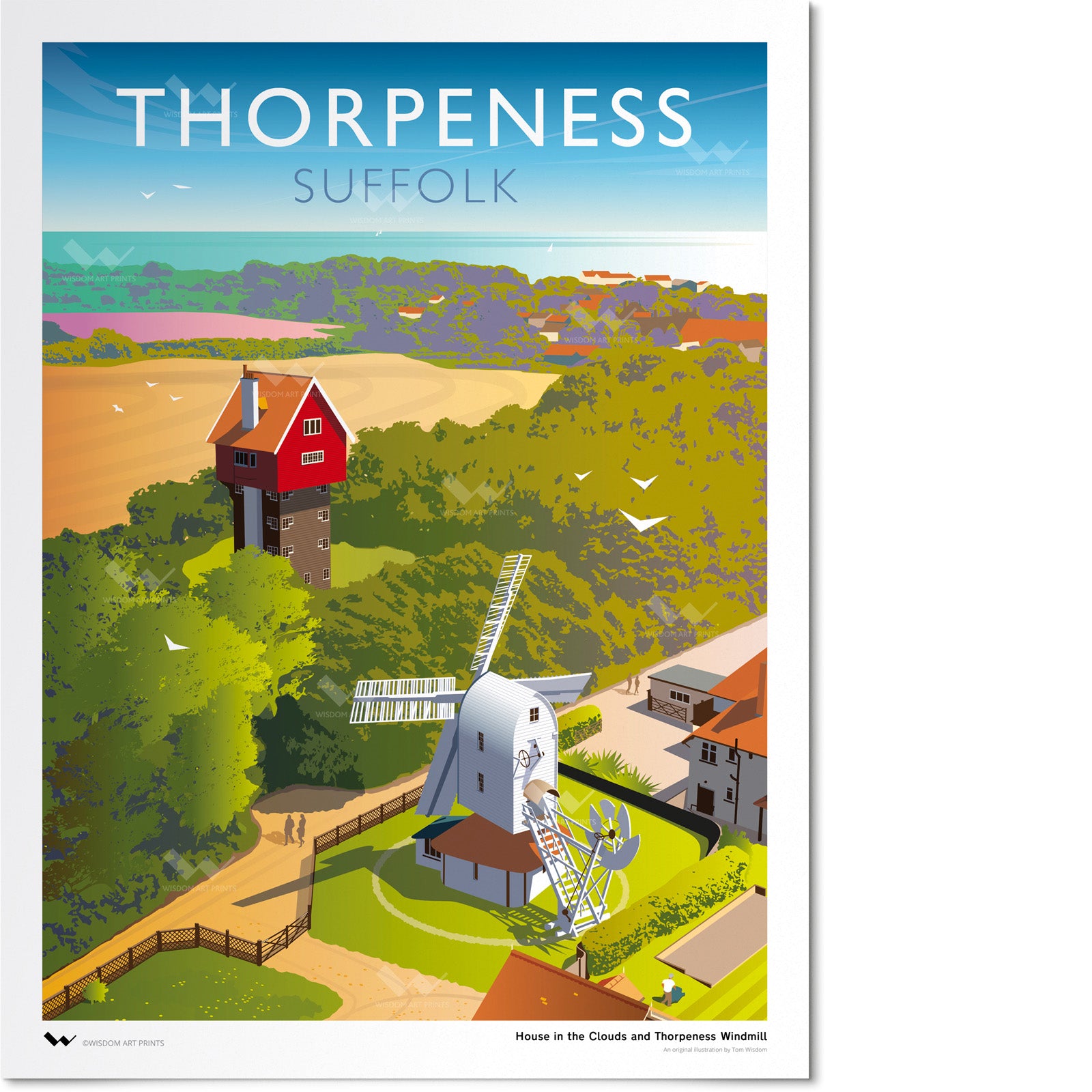 Thorpeness Art Print