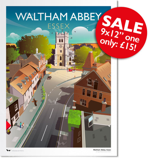 Waltham Abbey, Essex (9" x 12" Sale)