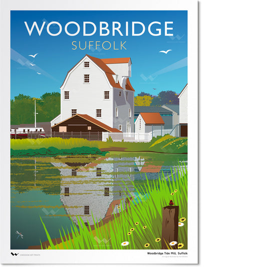 Woodbridge, Suffolk Art Print