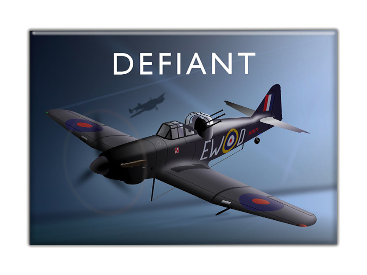 Defiant Fridge Magnet