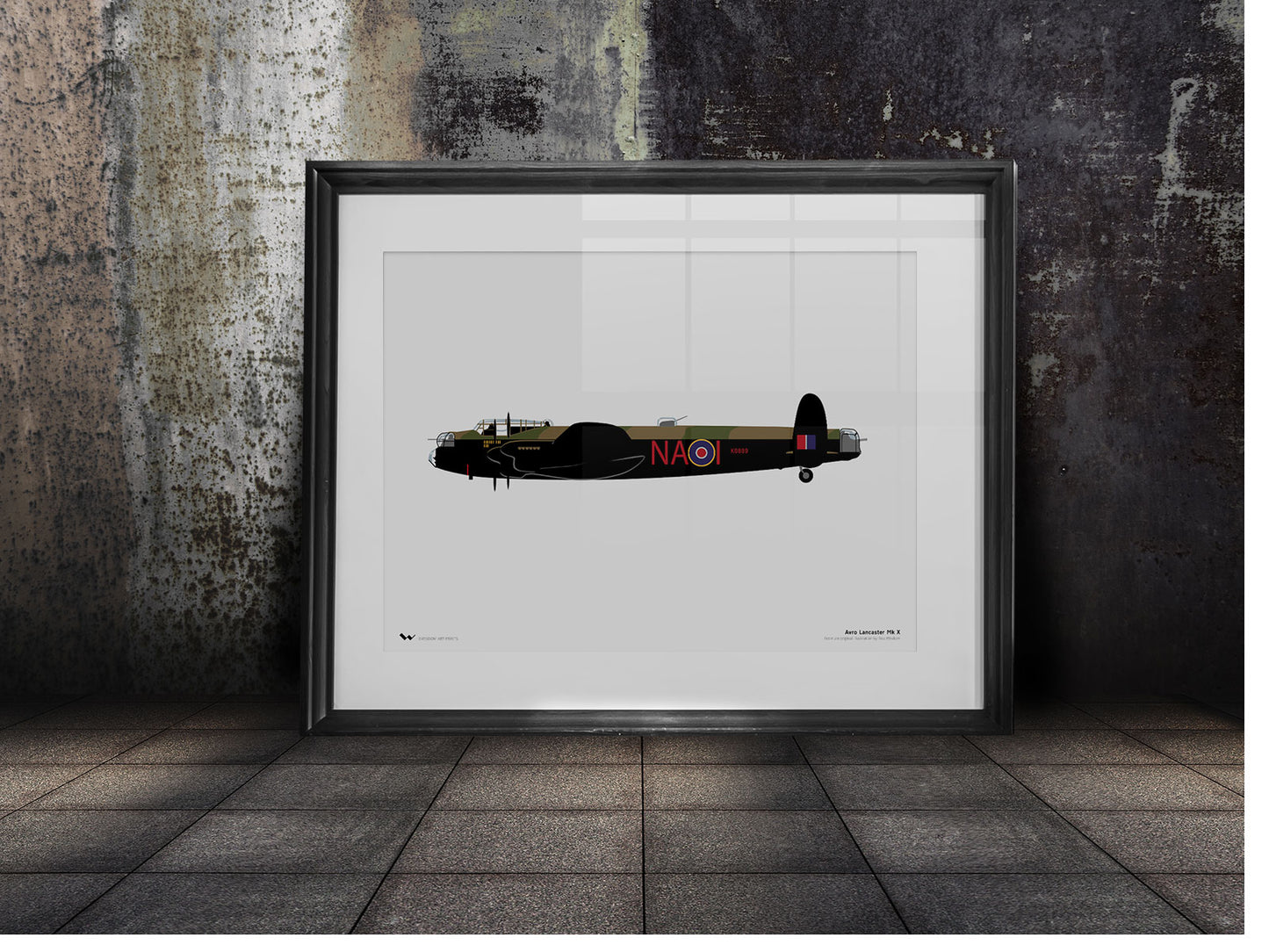 Lancaster Bomber Giclée Print