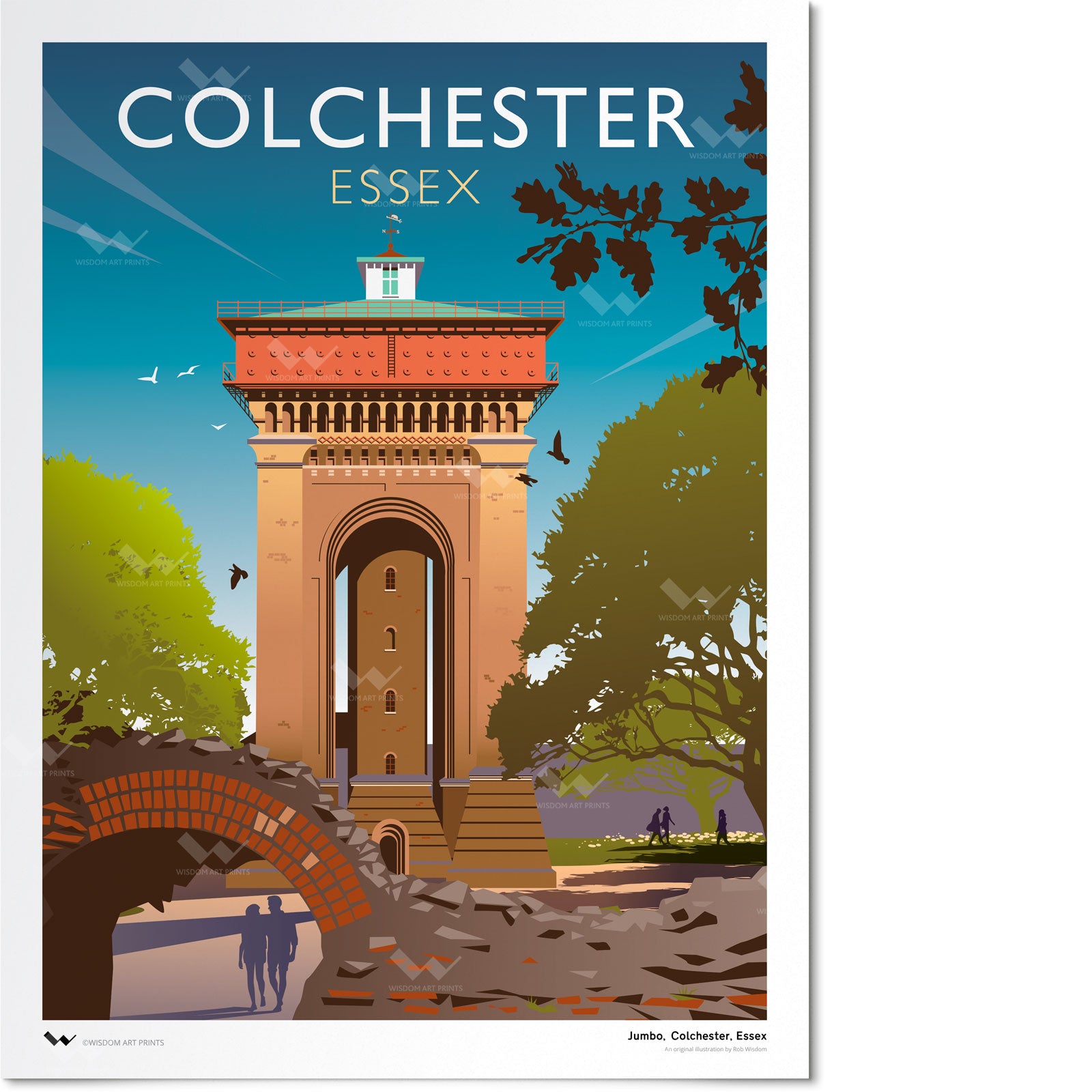 Jumbo, Colchester, Essex Giclée Print