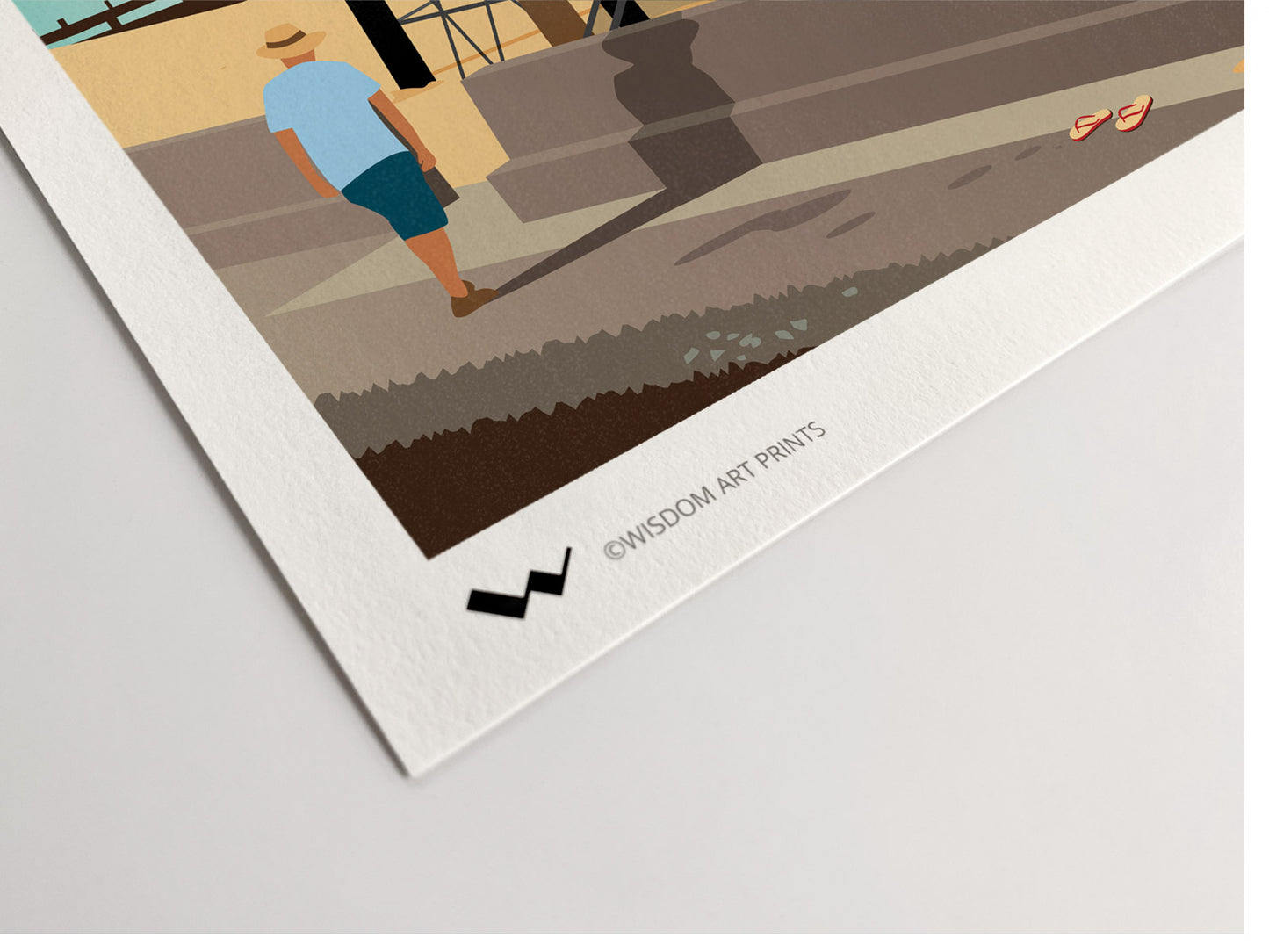 Essex illustration on 308gsm 100% cotton art paper