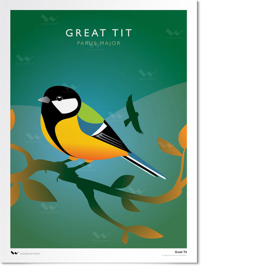 Great Tit Art Print