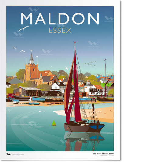 The Hythe, Maldon, Essex Art Print