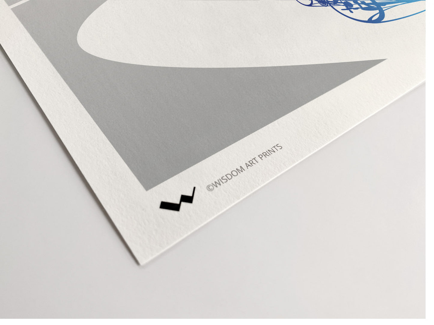 Cycling art printed on 100% cotton 308gsm textured Photorag art paper