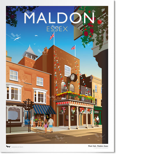Moot Hall, Maldon, Essex Art Print
