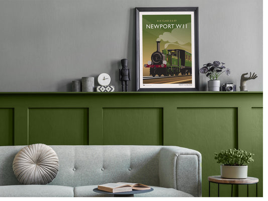 Newport W11 AIX Class 0-6-0T Giclée Print