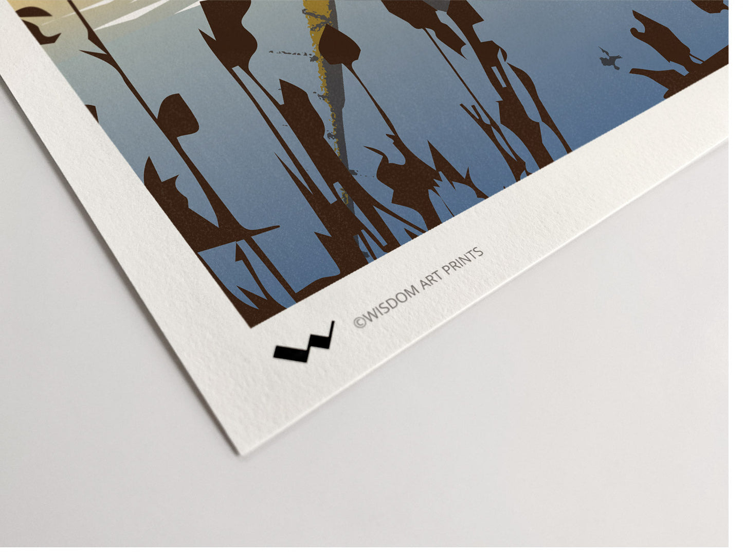 The Broads National Park art print on 100% cotton 308gsm textured Photorag art paper