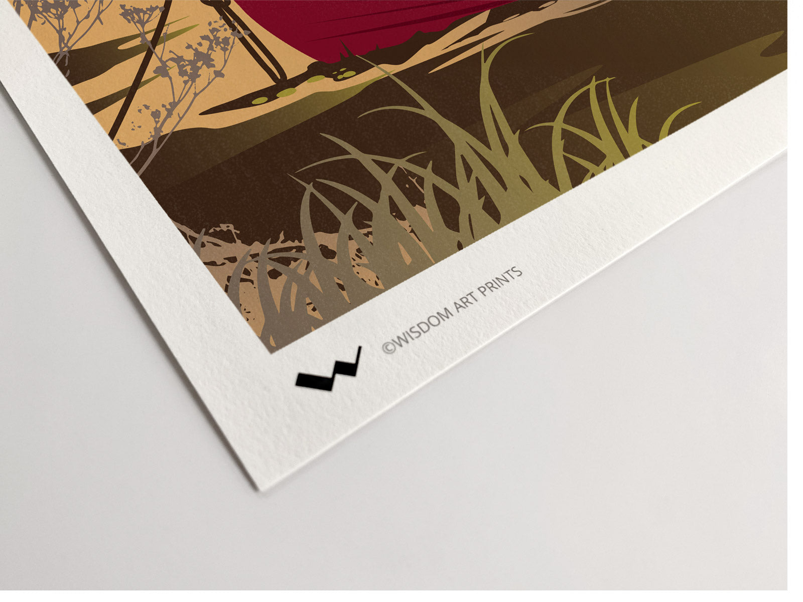 Essex illustration on 308gsm, 100% cotton art paper