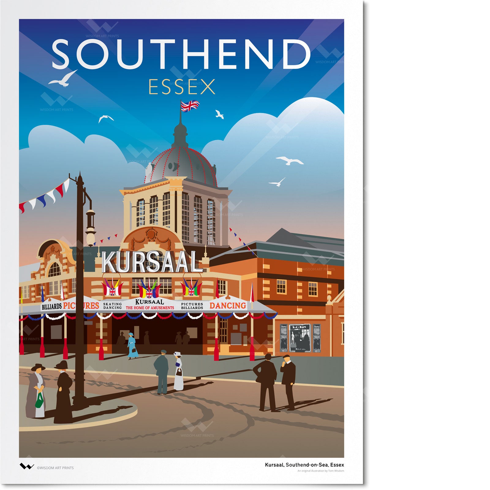 Kursaal, Southend, Essex Giclée Print