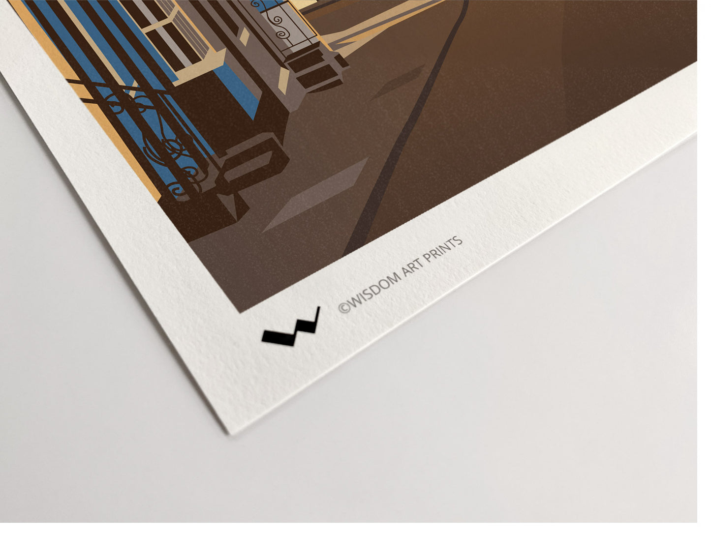 Essex illustration on 308gsm 100% cotton art paper