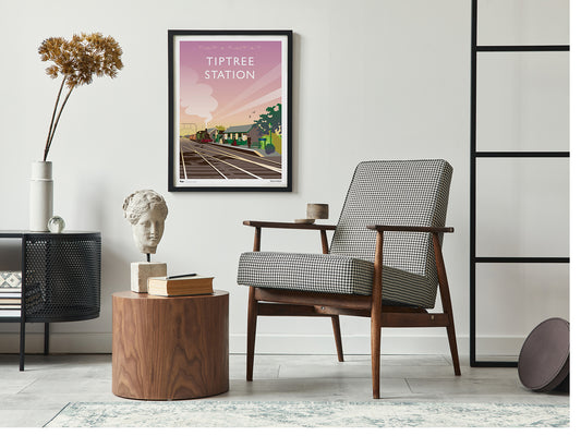 Tiptree Railway Station Giclée Print