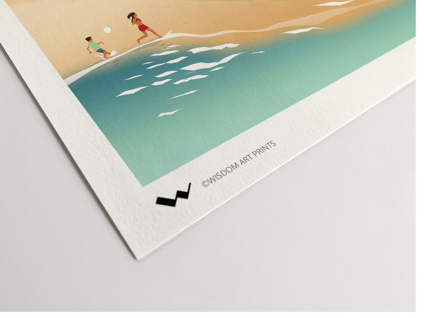 Walton on the Naze illustration on 308 gsm, 100% cotton art paper